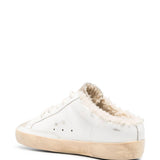 Mules Super Stat in bianco e beige 