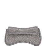 Borsa con cristalli in argento Diesel - donna 