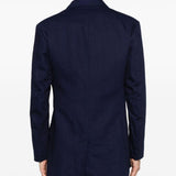 Giacca monopetto in blu Yohji Yamamoto - uomo 