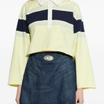 Polo a righe in bianco Re/done - donna 