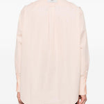 Camicia con logo posteriore in rosa chiaro Ami Paris - unisex 