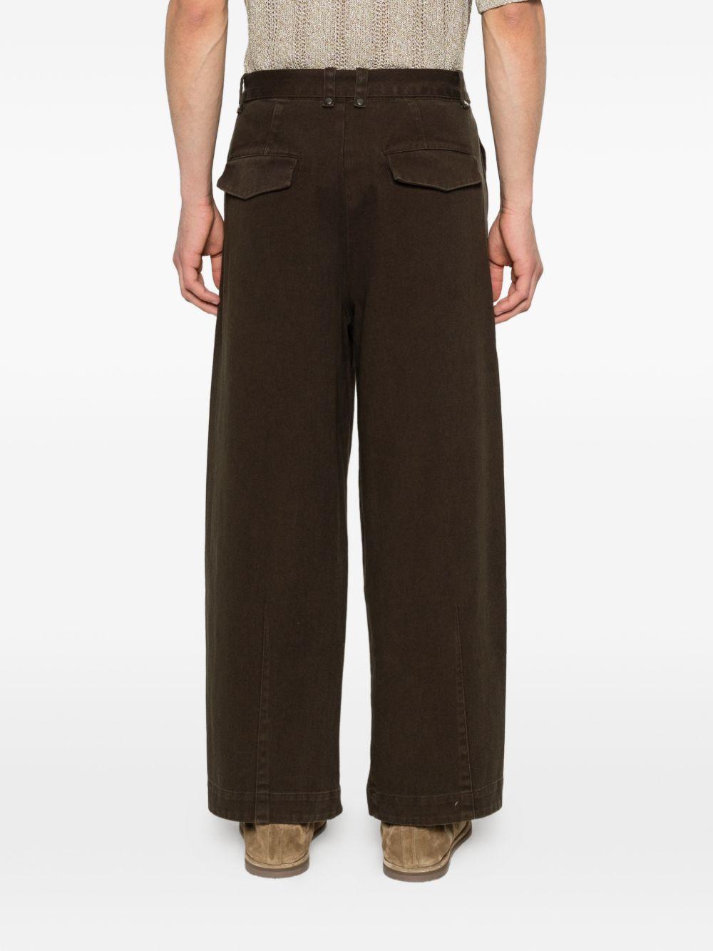 Pantaloni con cintura Gully in marrone Entire Studios - unisex 
