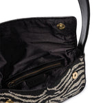 Borsa Tommy con perline in nero e bianco Staud - donna 