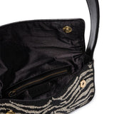 Borsa Tommy con perline in nero e bianco Staud - donna 
