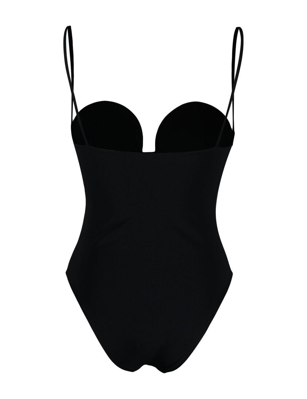 Costume con scollo a cuore in nero - MAGDA BUTRYM donna 