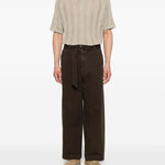 Pantaloni con cintura Gully in marrone Entire Studios - unisex 