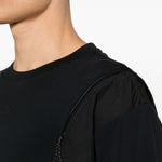 T-shirt con logo e dettaglio in nero Oakley - uomo 