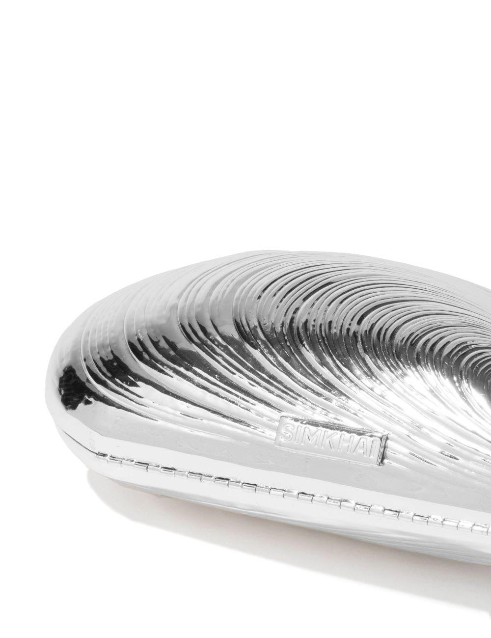 Clutch a conchiglia in argento Simkhai - donna 