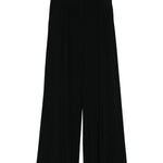 Pantaloni con vita elasticizzata in nero Maxmara - donna 