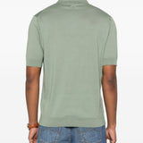 Polo con colletto in verde Lardini - uomo 