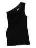 Top Athena con maniche asimmetriche in nero Rick owens - donna