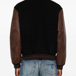Bomber con applicazione logo in nero Represent - uomo 