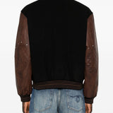 Bomber con applicazione logo in nero Represent - uomo 
