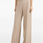 Pantaloni con dettaglio Monili in beige Brunello cucinelli - donna 