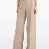 Pantaloni con dettaglio Monili in beige Brunello cucinelli - donna 