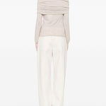 Maglione con spalle scoperte faretra in beige Maxmara - donna 