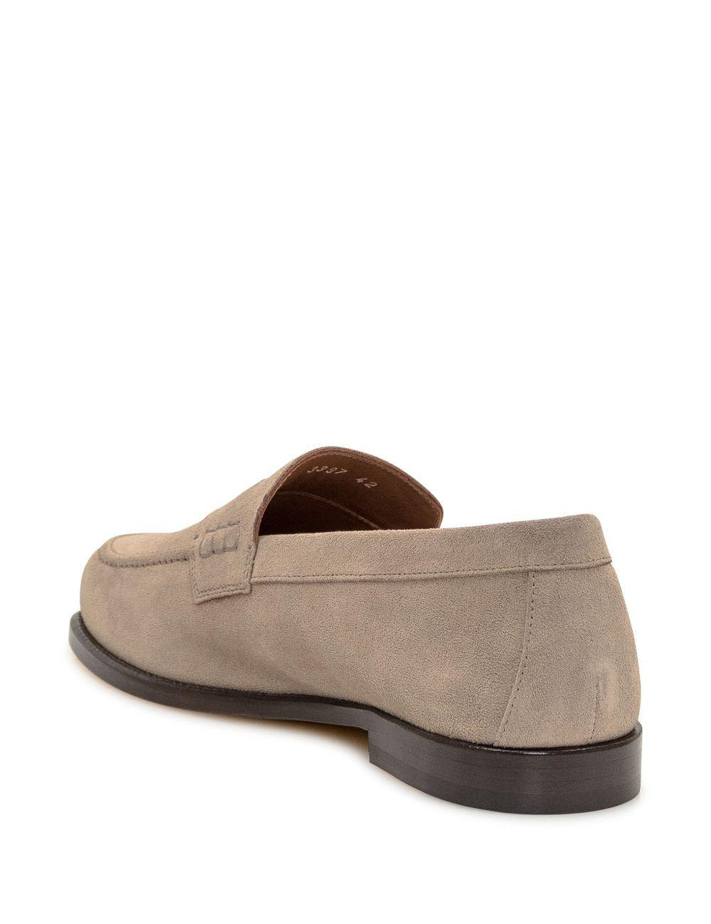 Mocassini penny in beige Doucal's - uomo 