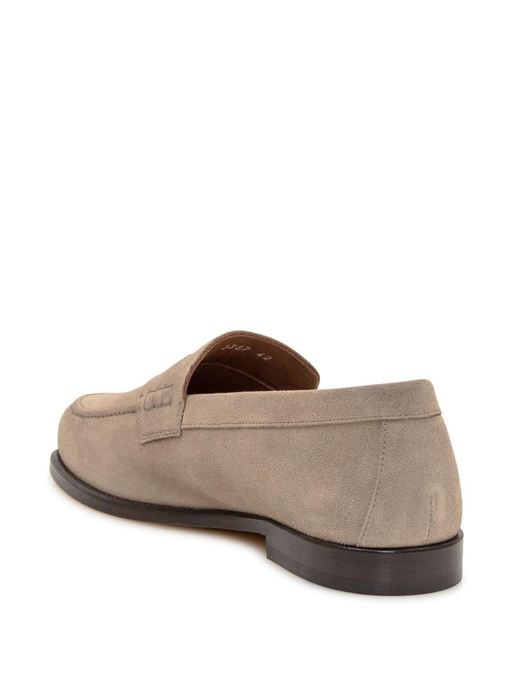 Mocassini penny in beige Doucal's - uomo 