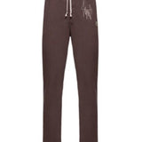 Jogger con coulisse in marrone Rick Owens x Moncler - unisex<BR/><BR/> 