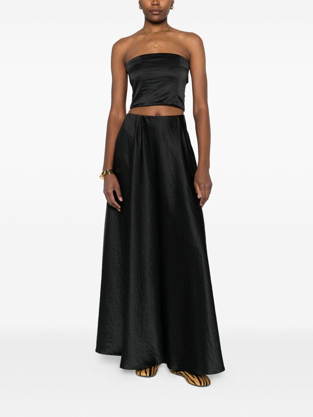 Top corto in nero Forte forte - donna 
