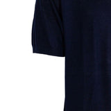 T-shirt a maniche corte in blu Kangra - uomo 