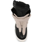 Sneakers Geobasket in pelle in nero 
