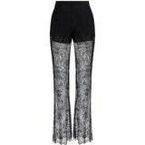 Pantaloni svasati in nero Giuseppe Di Morabito - donna 