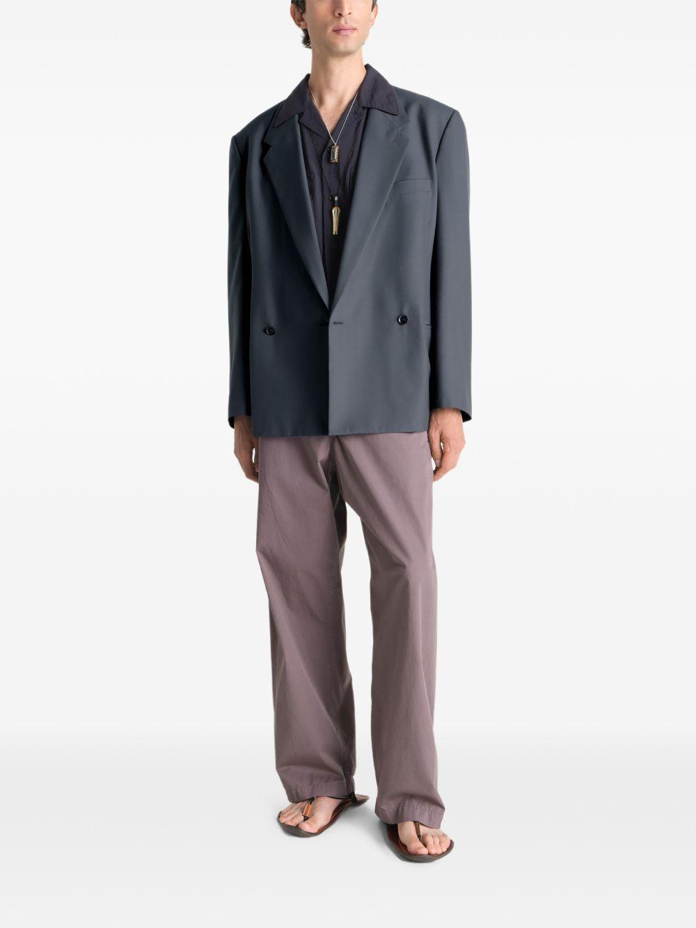 Giacca sartoriale doppiopetto in grigio Lemaire - donna 