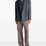 Giacca sartoriale doppiopetto in grigio Lemaire - donna 