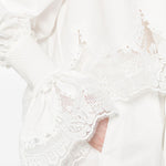Blusa arricciata Alchemy in bianco Zimmermann - donna 