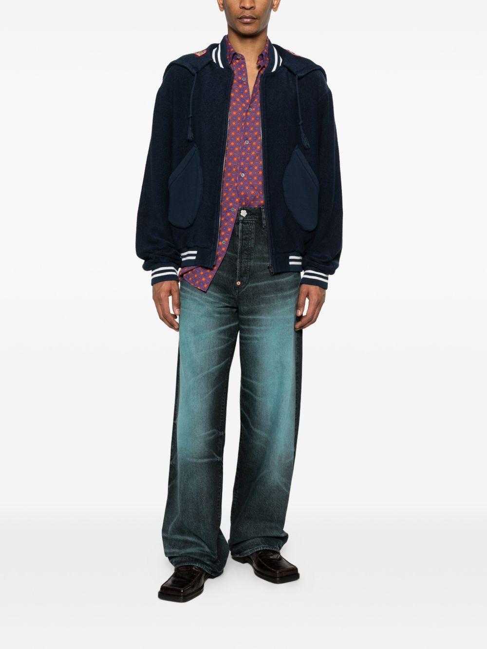 Jeans lavati in blu Kenzo - uomo 