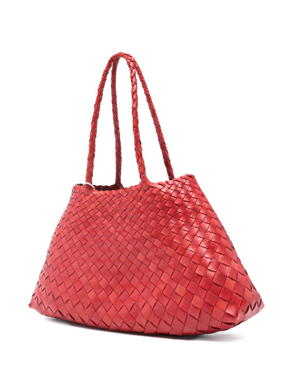 Borsa tote Santa Croce in rosso Dragon Diffusion - donna 