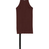 Canotta in cotone biologico in marrone Rick owens drkshdw - donna 
