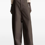 Pantaloni gamba ampia in marrone LEMAIRE  - donna 