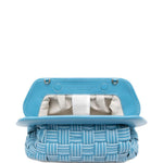 Clutch bios in azzurro Themoirè - donna 