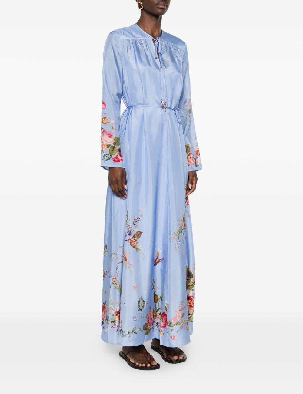 Abito lungo Patience in azzurro ZIMMERMANN - donna 