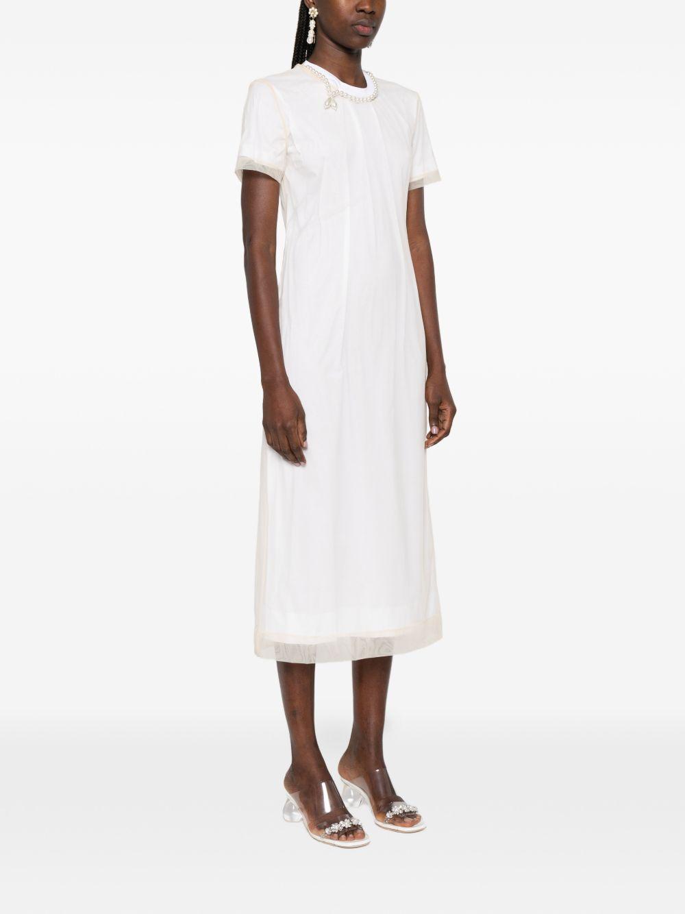Abito con decorazione in bianco Simone Rocha - donna 
