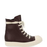 Sneakers con lacci in marrone Rick owens - donna 