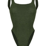 costume intero square in verde hunza g - donna 