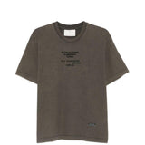 T-shirt ricamata in marrone Song for the mute - uomo 
