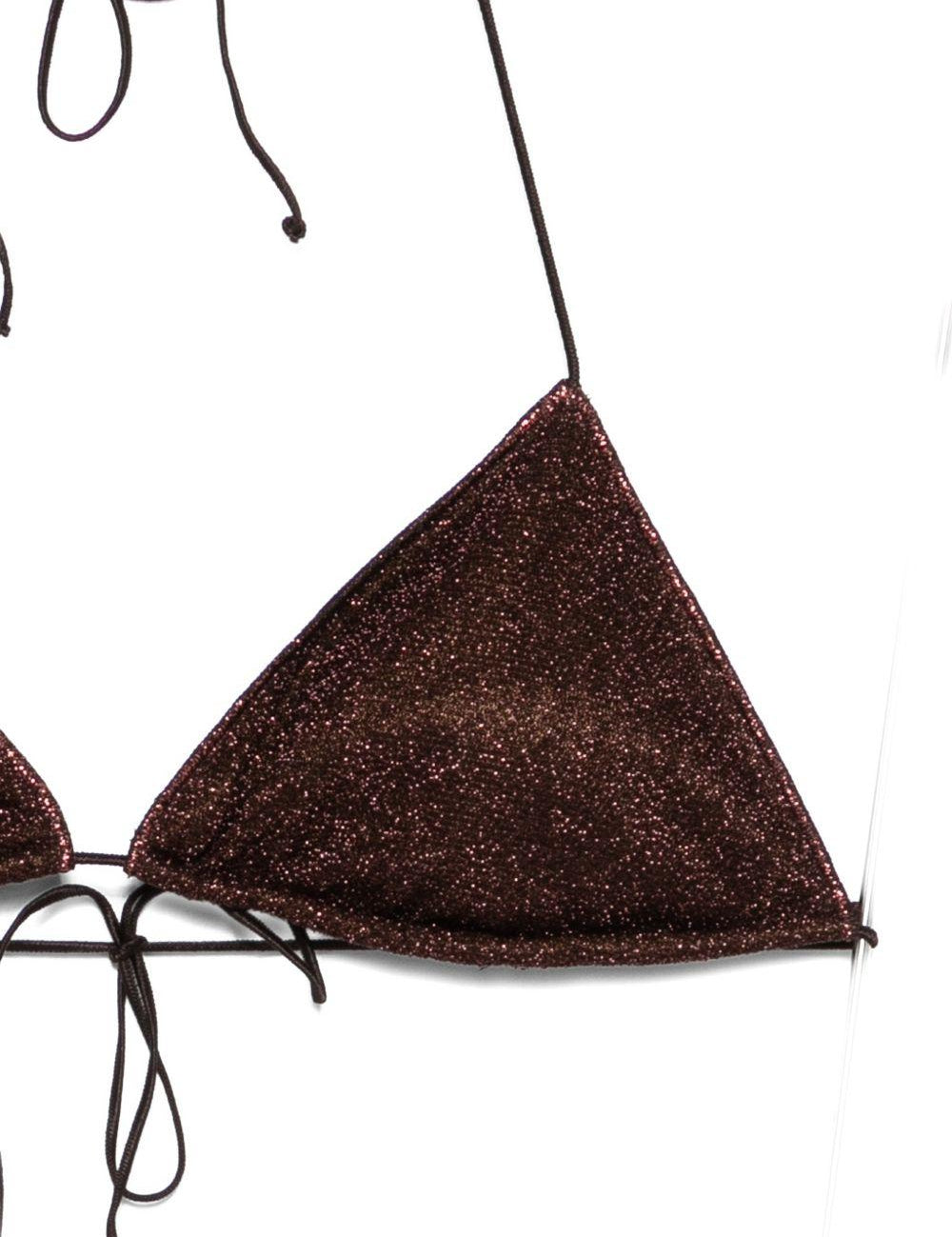 Bikini a triangolo in marrone Oséree - donna 