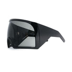 Occhiali da sole kriester con montatura oversize in nero 