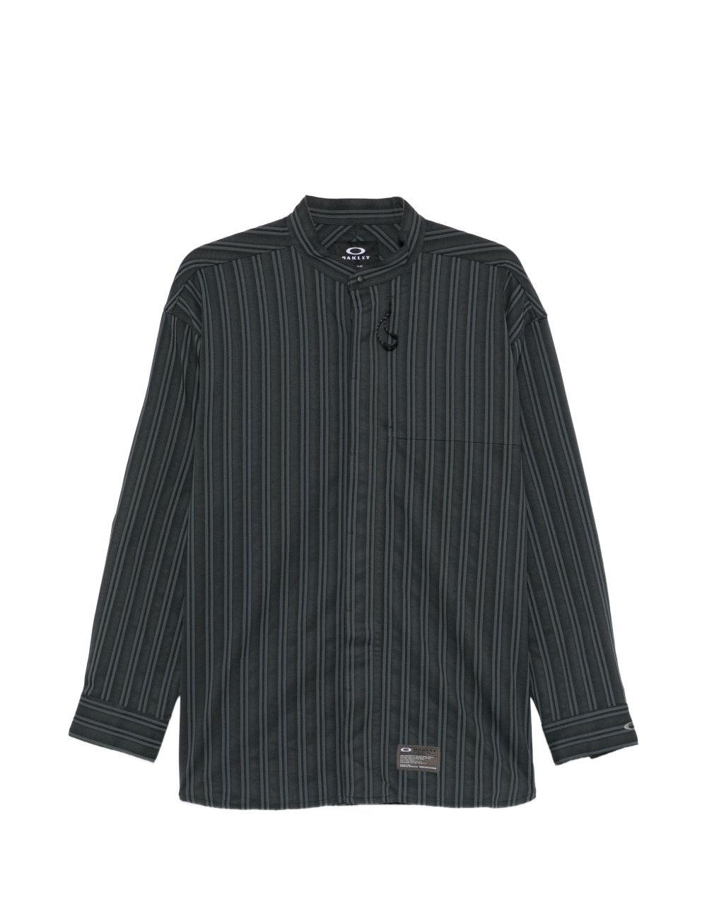 Camicia a righe verticali in grigio Oakley - uomo 