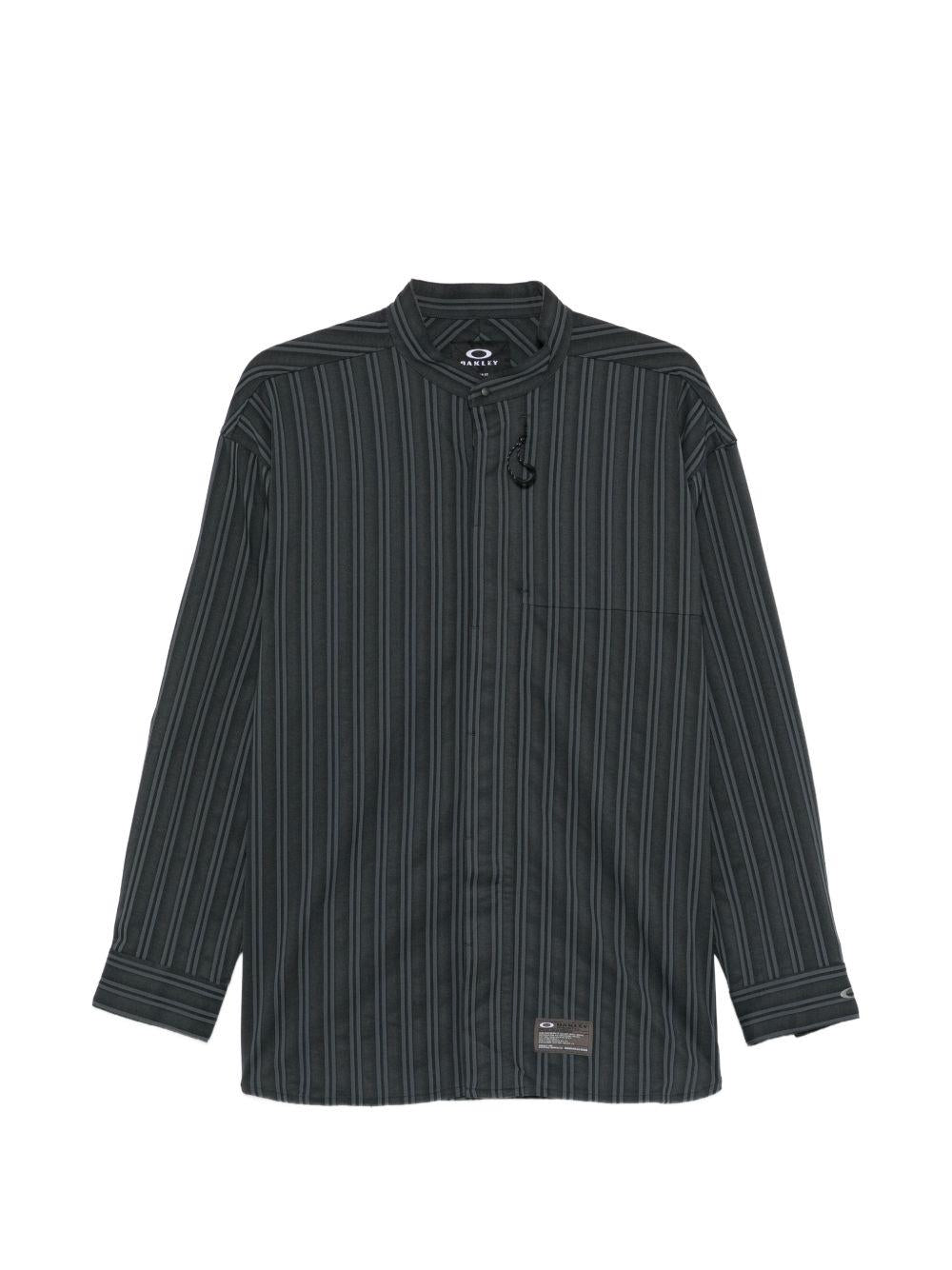Camicia a righe verticali in grigio Oakley - uomo 