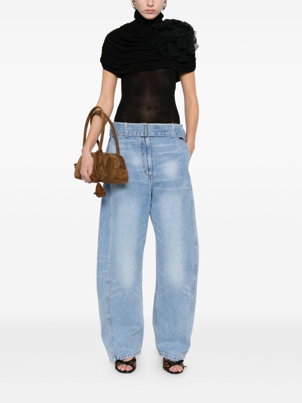 Jeans con cintura in blu Magda butrym - donna 