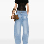Jeans con cintura in blu Magda butrym - donna 