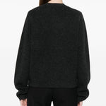Cardigan con bottoni dorati in grigio Toteme - donna 