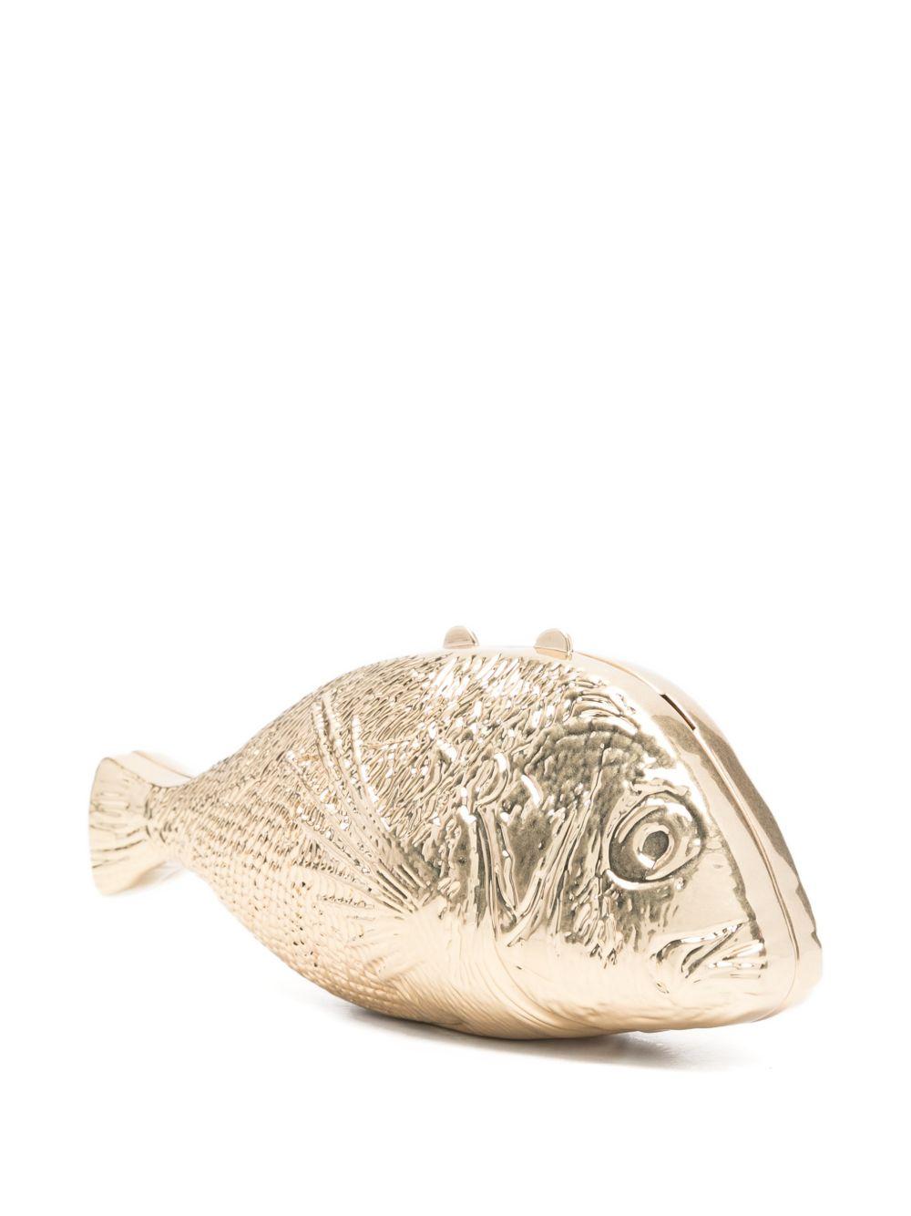 Borsa clutch splash in oro Simkhai - donna 