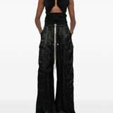 Top in jersey drappeggiato in nero Rick owens - donna 
