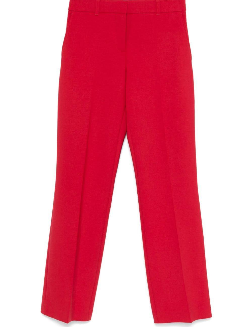 Pantaloni slim sartoriali in rosso Casablanca - donna 